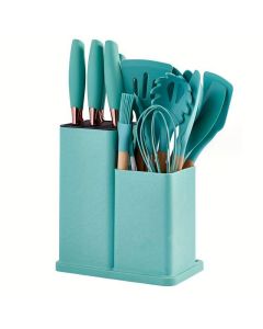 Set De 18 Pièces A Servir En Silicone - Vert