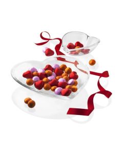 Set De 2 Bols VIDIVI Coeur En Verre