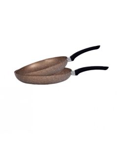 Set De 2 Poêles COOK'ART 24cm&28cm - Marron