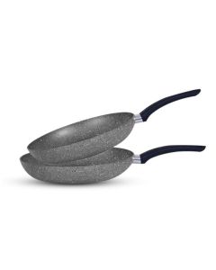 Set De 2 Poêles El Gusto By COOK'ART 28cm&24cm - Gris (6192903125479)