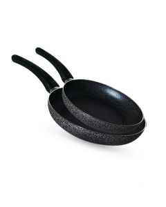 Set De 2 Poêles El Gusto By COOK'ART 28cm&26cm - Noir