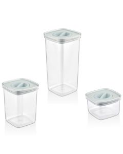 Set De 3 Boîtes De Conservation En Plastique