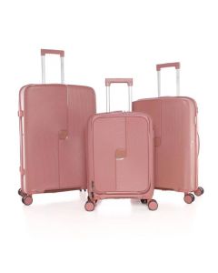 Set de 3 valises incassable VENUS - Rose
