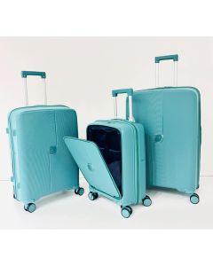 Set de 3 Valises Incassables VENUS Vert Polypropylène