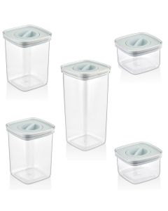 Set De 5 Boîtes De Conservation En Plastique