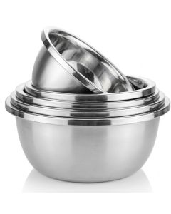 Set de 5 Bols à Mélanger IRONIX MIXING-BOWL 20/22/24/26/28cm - Inox