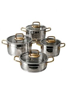 Set Faitouts et Casserole VIVALDI Inox Tous Feux