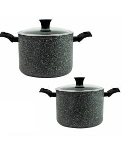 Set De 2 Marmites FLONAL 20cm&24cm - Piètra Noir