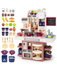 LINFUN KIDS Accessoire Cuisine Enfant – 32 Ustensiles De Cuisine Jouet Avec Pots Et Casseroles