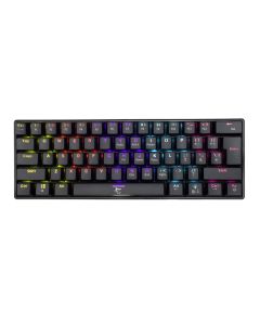 Clavier Gamer Mécanique WHITE SHARK SHINOBI BLACK- BLEU SWITCH - Noir