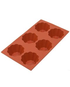Moule Pour 6 Cupcakes SILICOLIFE En Silicone