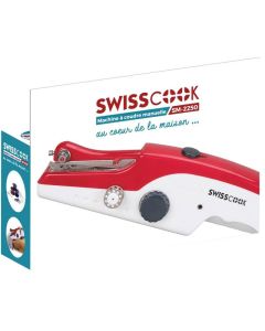 Mini Appareil à Coudre SWISSCOOK SM-2250 - Rouge