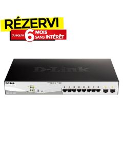 Smart Switch D-Link 8 giga POE + 2SFP ports