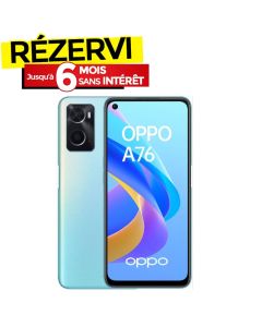 Smartphone OPPO A76 6Go 128Go - Bleu