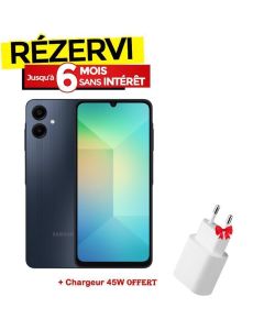 Smartphone SAMSUNG GALAXY A06 6Go 128Go - Noir