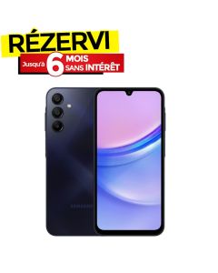 Smartphone SAMSUNG GALAXY A15 4G 4Go 128Go - Bleu Noir 