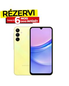 Smartphone SAMSUNG GALAXY A15 4G 4Go 128Go Jaune 