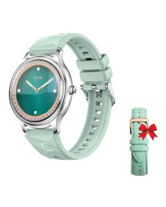 Montre Connectée COLMI L28 1.32” & Bracelet Cuir - Vert