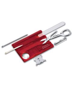 Soins Des Ongles Swiss Card VICTORINOX Rubis - Rouge Transparent