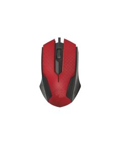 Souris Filaire CRAZY SLIK USB 2.0 - Rouge