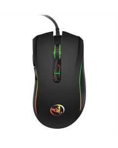 Souris Gamer HXSJ 7200 DPI 7 Boutons RGB Programmables Noir
