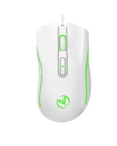 Souris Filaire Gamer HXSJ J900 RGB - Blanc