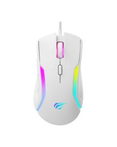 Souris Gamer Filaire Optique HAVIT BACKLIT MS1033 RGB - Blanc