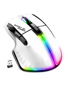 Souris Gamer Sans Fil SPIRIT OF GAMER PRO-M5 RGB - Blanc