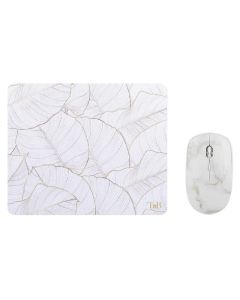 Souris Sans Fil et Tapis de Souris TNB GOLD - Assortis