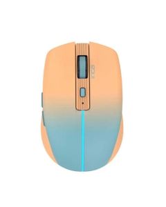 Souris Sans Fil INCA IWM-511RT Rechargeable - Corail&Bleu