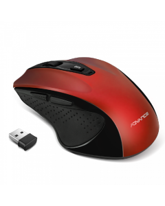 Souris Sans Fil ADVANCE Shape 6D- Rouge
