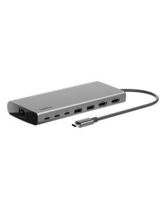 Station d’Accueil Belkin 8-en-1 USB-C HDMI 4K Ethernet Gris