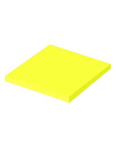 Stick Notes 75X75 Cube Brillant 100 Feuilles - Jaune