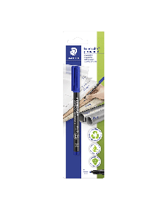Stylo Lumocolor permanent STAEDTLER universel M Bleu  