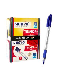 Stylo Trino NUOVO GRIP Pack De 12 PC - BLEU  