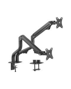 Support De Bureau GEMBIRD Pour 2 Écrans 17"-32" - MA-DA2-02