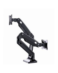 Support De Bureau Rotatif GEMBIRD Pour 2 Écrans 17"-35" - Noir