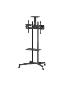 Support TV MANHATTAN 461238 37"-70" 50KG avec Roulettes