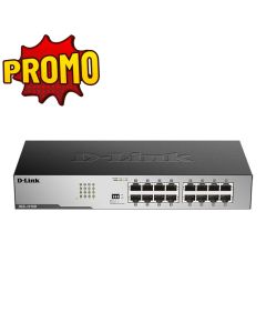 Switch D-LINK 16 Port 10/100/1000 BASE-T Gigabit