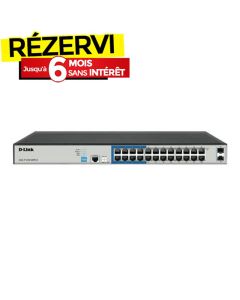 Switch D-Link 24 Ports Gigabit Long Range Managed PoE+ DGS-F1210-26PS-E