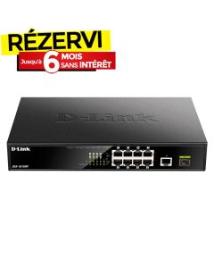 Switch D-Link 8 ports Gigabit 10/100/1000 / POE 1SFP / 1 Gigabit