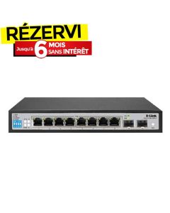 Switch D-LINK DGS-F1100 POE 10 ports gigabits 10/100/1000