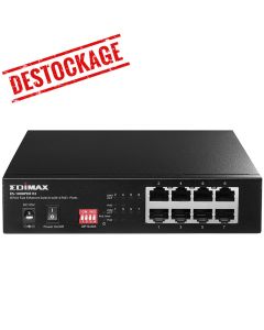 Switch de Bureau EDIMAX EDES-1008PHE V2 8 ports avec 4 ports PoE+