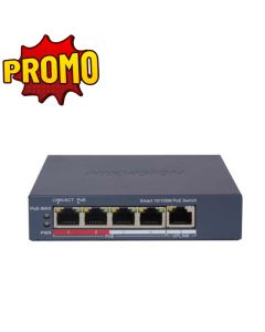 Switch De Bureau HIKVISION POE 5 Ports 10/100 Mbps - (DS-3E1105P-EIM)