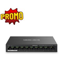 Switch de bureau TP-LINK MERCUSYS 10 Ports /100 MBPS 8 PORTS POE+ BUDGET POE 65W