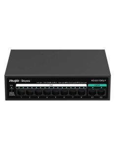 Switch RUIJIE RG-ES110FG-P PoE 8 ports 10/100 Mbps + 2 ports Gigabit