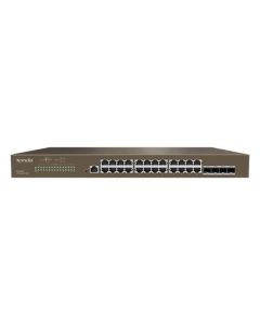 Switch TENDA TEG3328F 24 Ports Gigabit RJ45 + 4 SFP 1U 19" L2