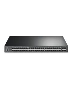 Switch TP-LINK 48 Ports GIGA POE+ Avec 4 PORTS SFP Administrable NIVEAU 2-384W	