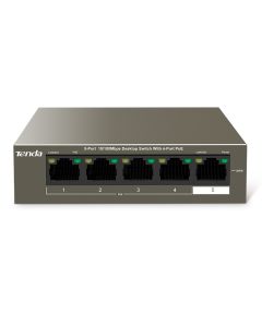 Switch TENDA TEF1105P-4-63W 4 ports PoE 1000 Mbps + 1 port RJ45