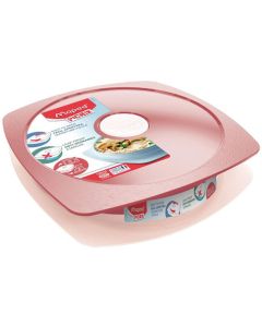 Assiette à déjeuner pour Adulte MAPED 870202 Rouge